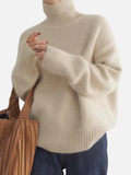 Karen | Miękki oversize sweter z golfem