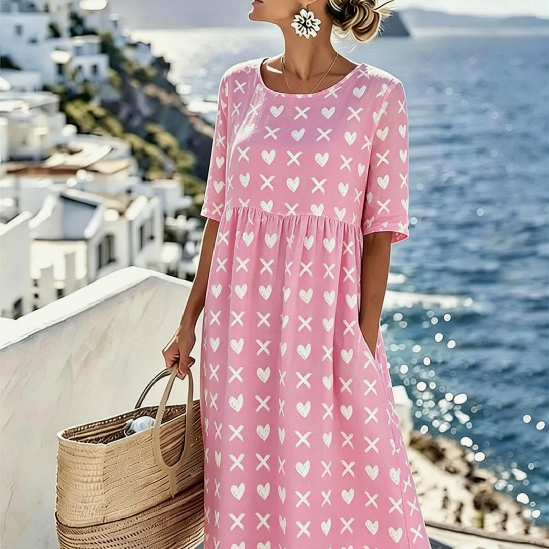 Lottie™ | Sukienka Midi Sweetheart na Lato