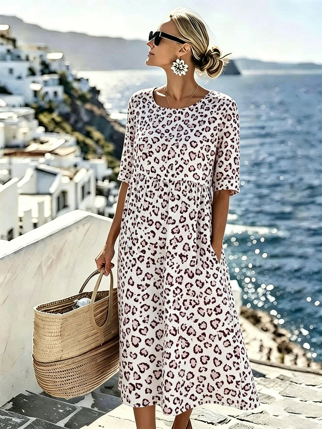 Sienna™ | Midi Sukienka Wild Grace