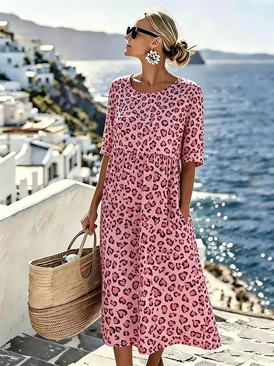 Sienna™ | Midi Sukienka Wild Grace