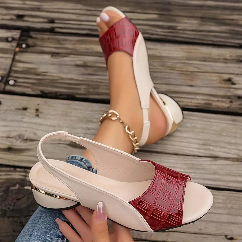 Whitney™ | Eleganckie skórzane sandały