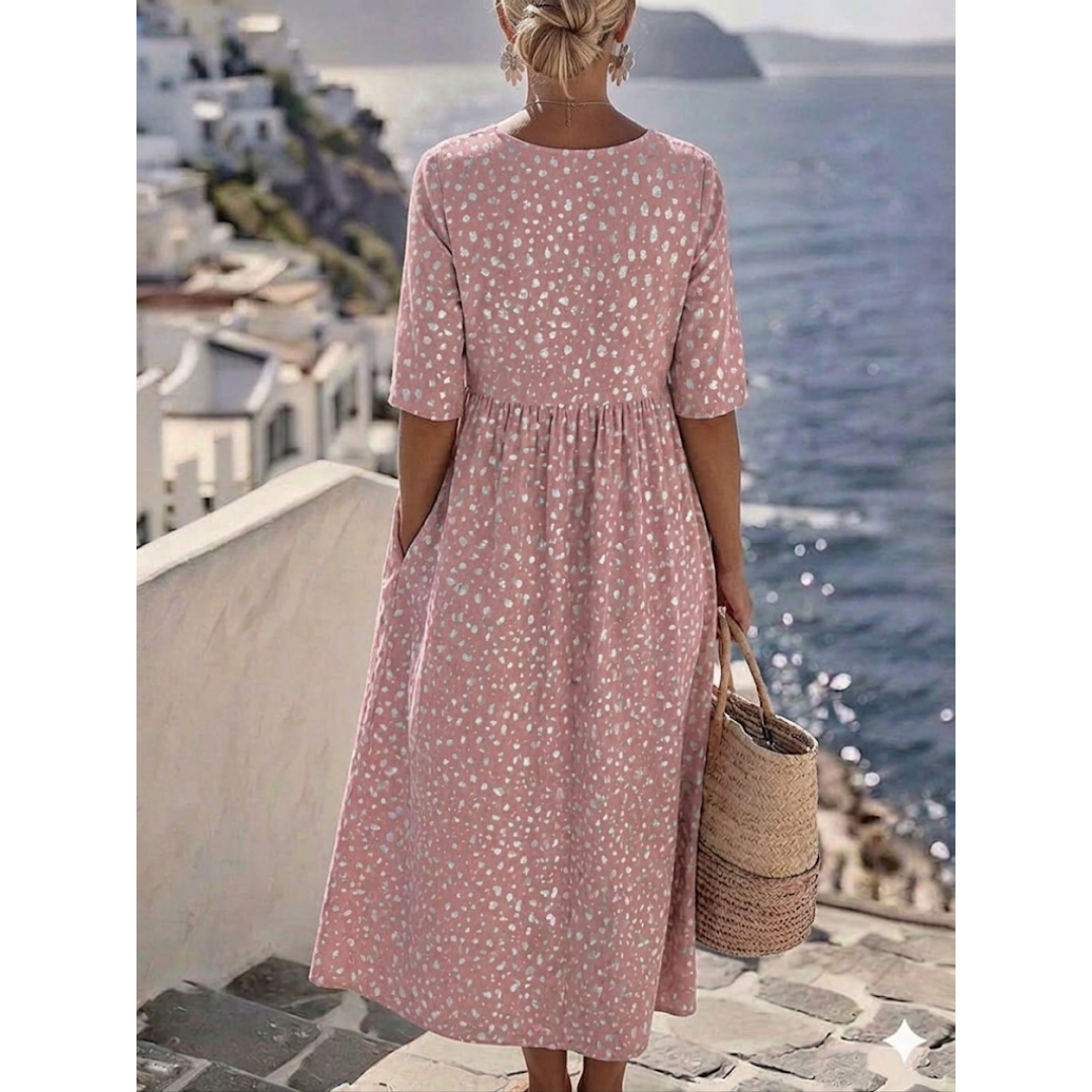 Tess™ | Elegancka sukienka midi o figurszykającym kroju