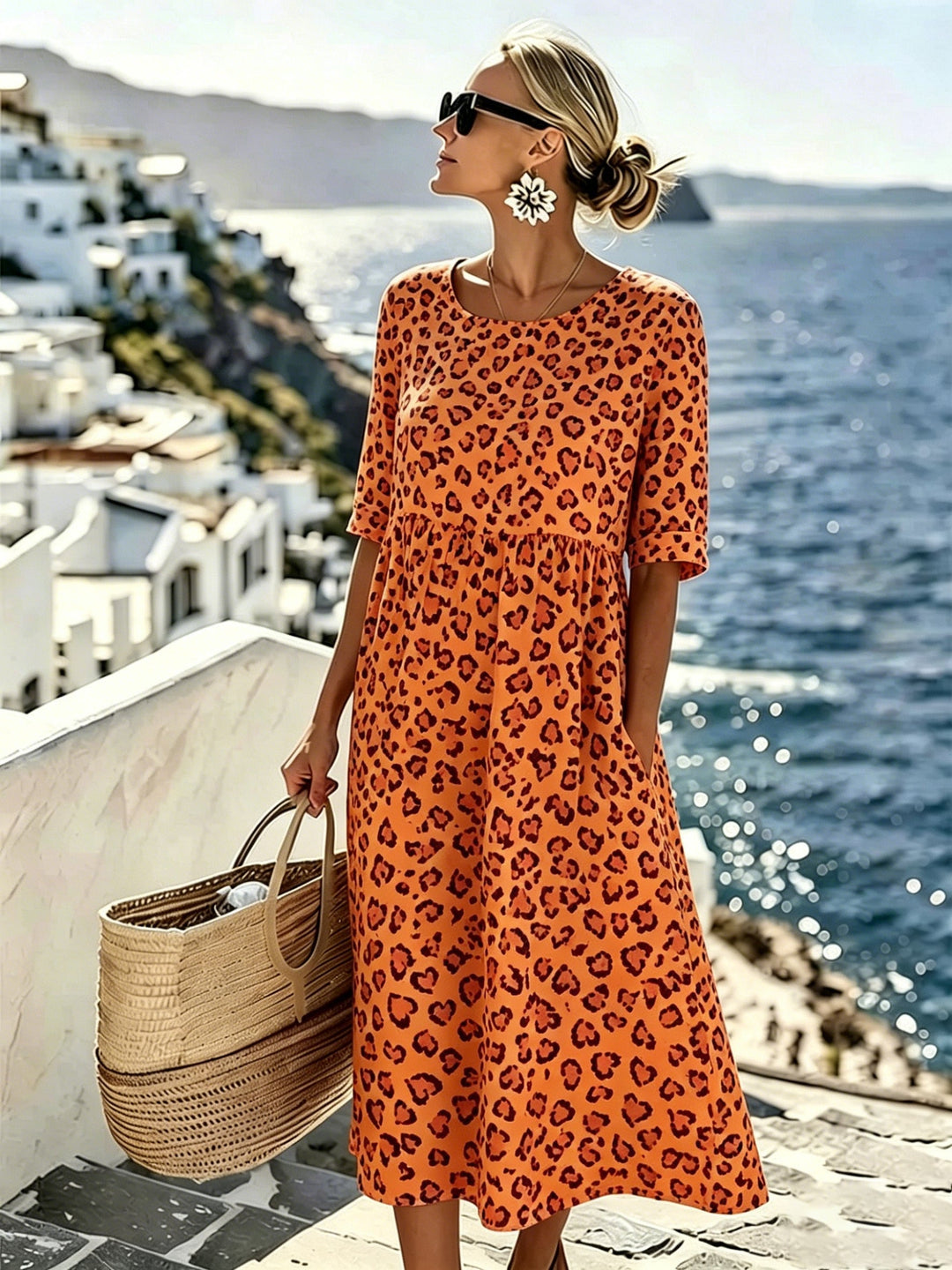Sienna™ | Midi Sukienka Wild Grace