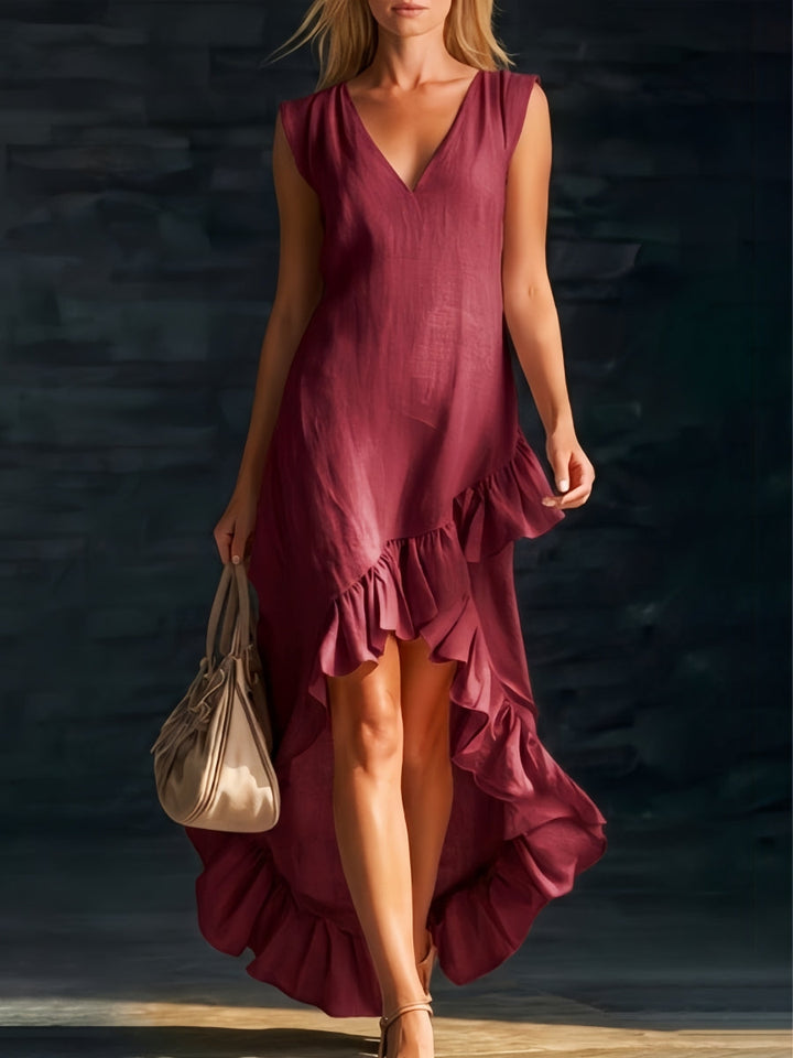 Sienna | Bluzka z falbankami Sukienka Boho High-Low