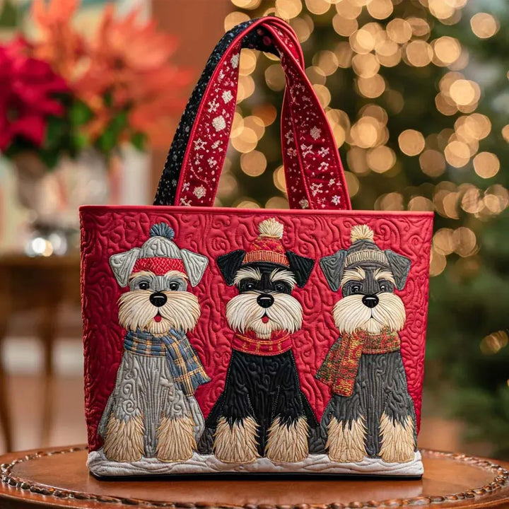Torebka Ręcznie Robiona - Trio Schnauzerów
