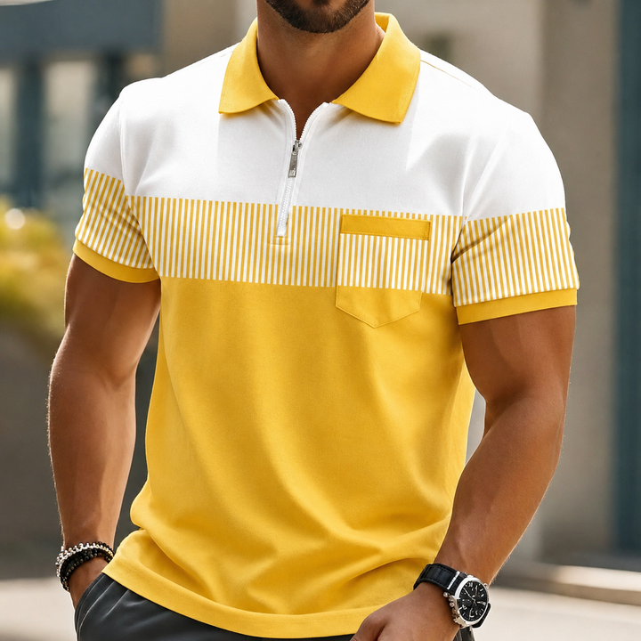 Mason | Eleganckie Polo z Zippem
