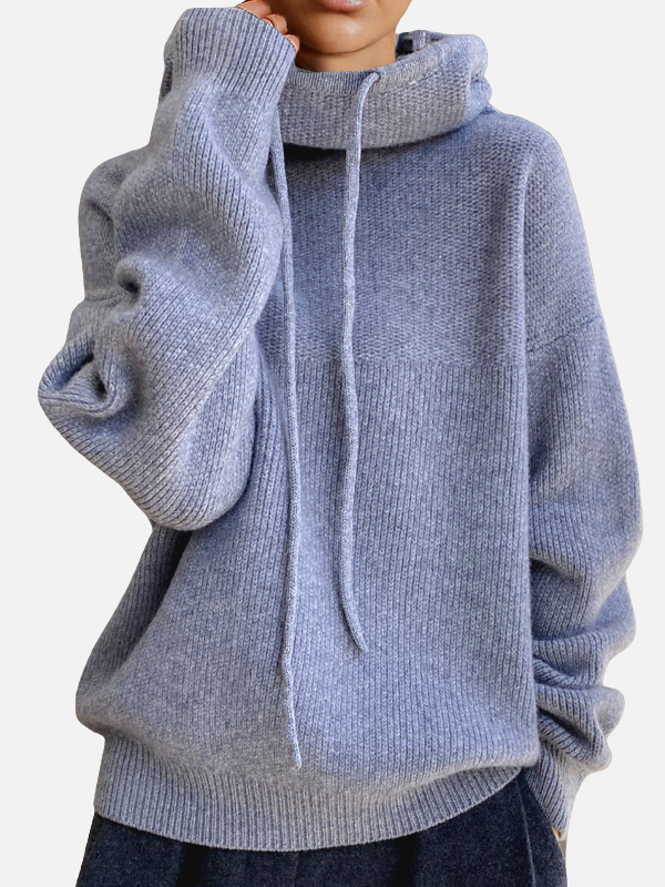 Marianne | Oversize Sweter z Kapturem, Sweter z Kapturem