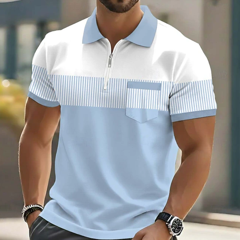 Mason | Eleganckie Polo z Zippem