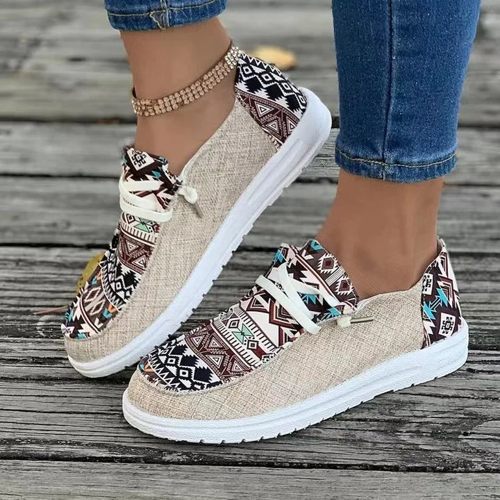 Ava | Ortopedyczne Sneakersy z Wzorem