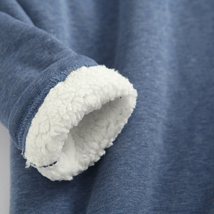 Kirsten | Bluza z Fleece Sherpa w Miękkim Fleece
