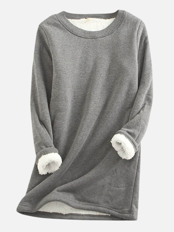 Kirsten | Bluza z Fleece Sherpa w Miękkim Fleece