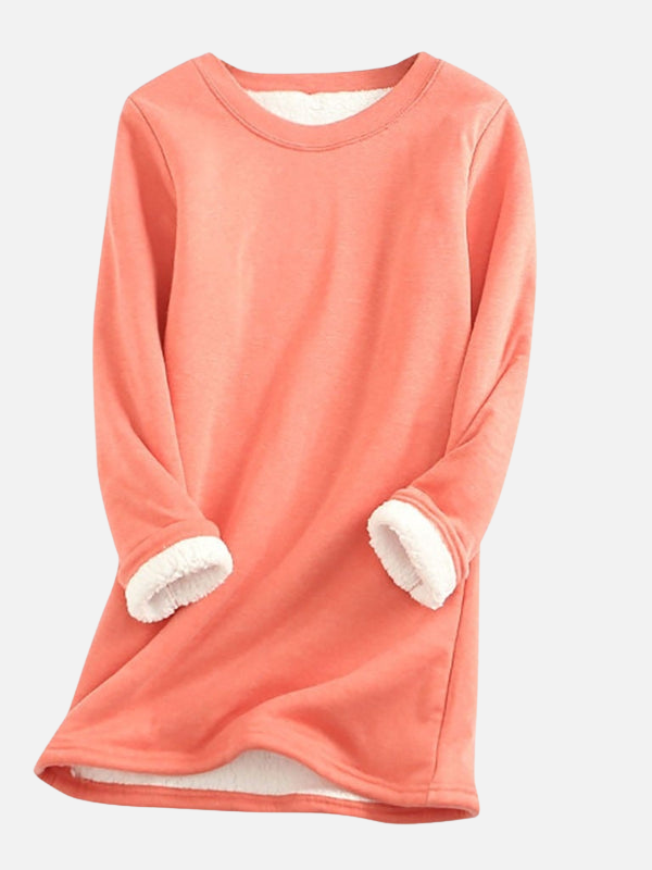 Kirsten | Bluza z Fleece Sherpa w Miękkim Fleece