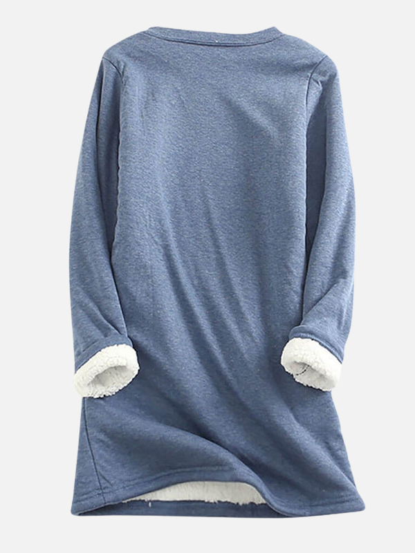 Kirsten | Bluza z Fleece Sherpa w Miękkim Fleece