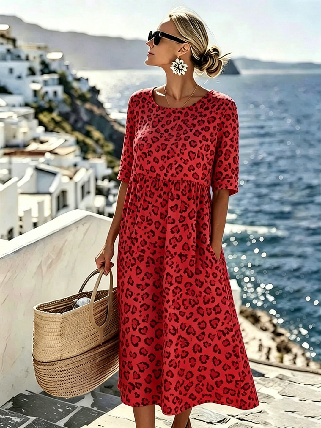 Sienna™ | Midi Sukienka Wild Grace