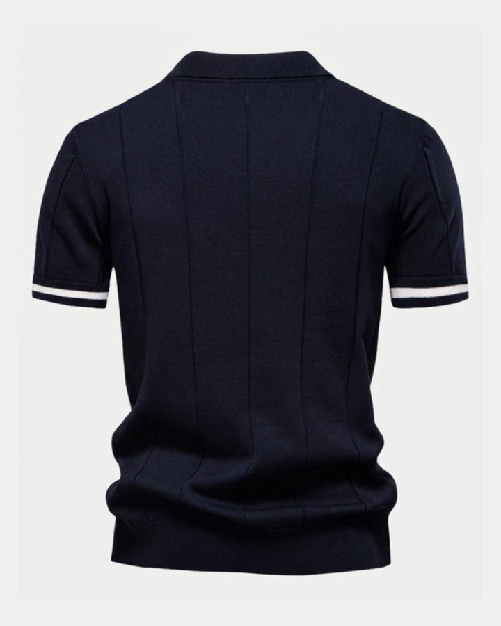Clark | Sweter Polo z Zippem