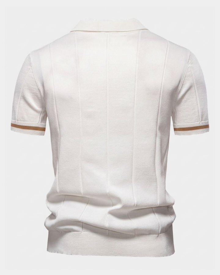 Clark | Sweter Polo z Zippem