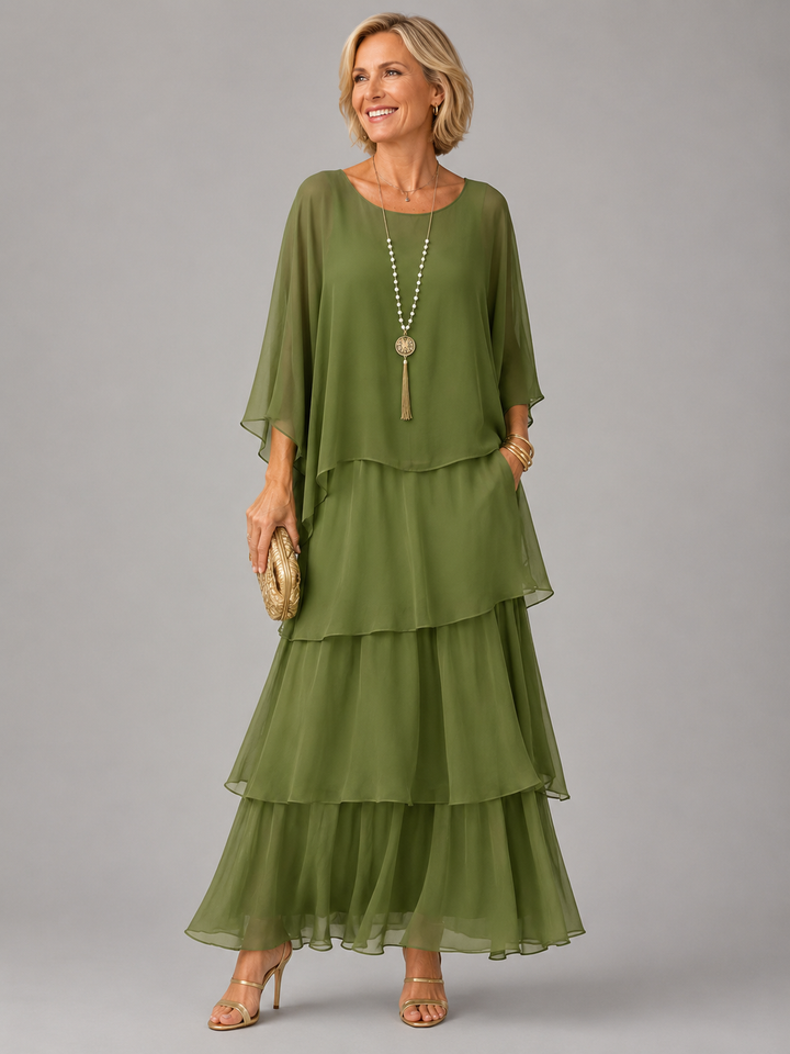 Odile | Elegancka i zwiewna sukienka maxi