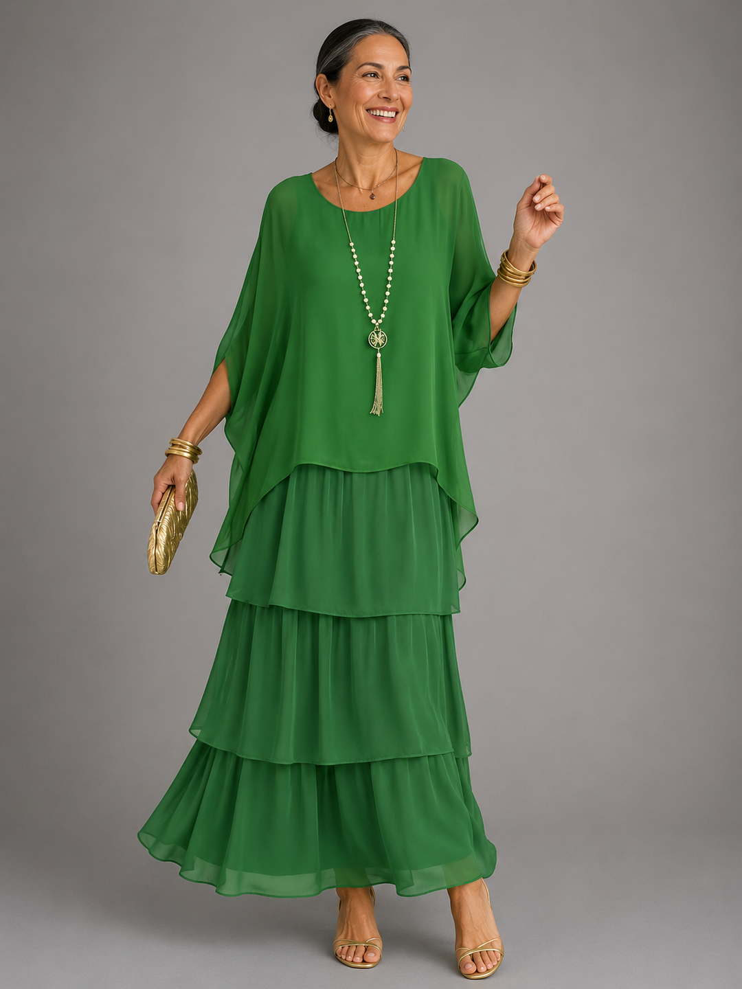 Odile | Elegancka i zwiewna sukienka maxi