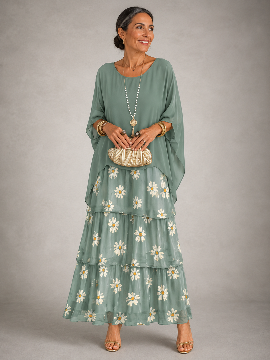 Odile | Elegancka i zwiewna sukienka maxi