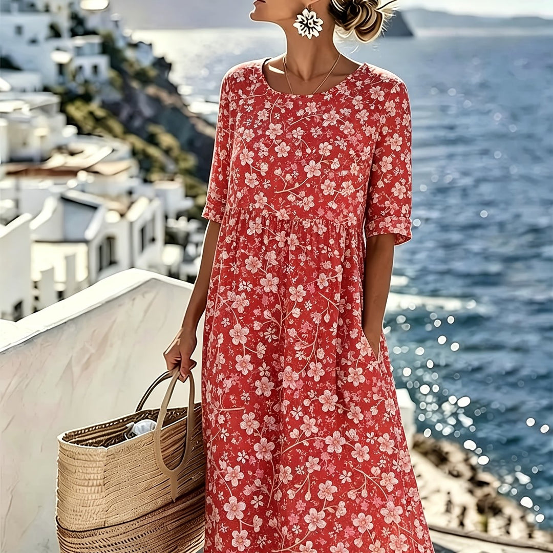 Scarlett™ | Sukienka Midi Blossom Breeze