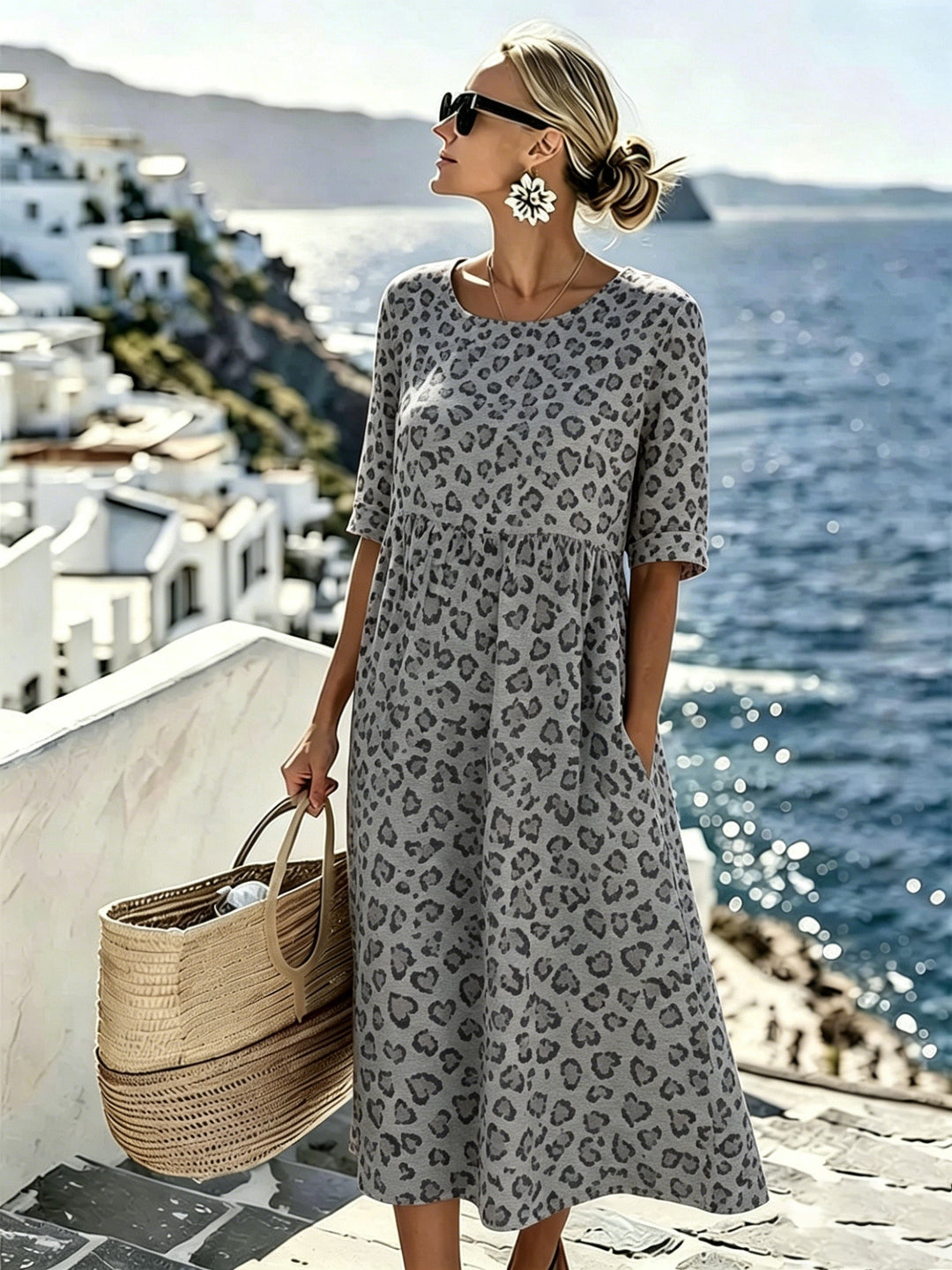 Sienna™ | Midi Sukienka Wild Grace