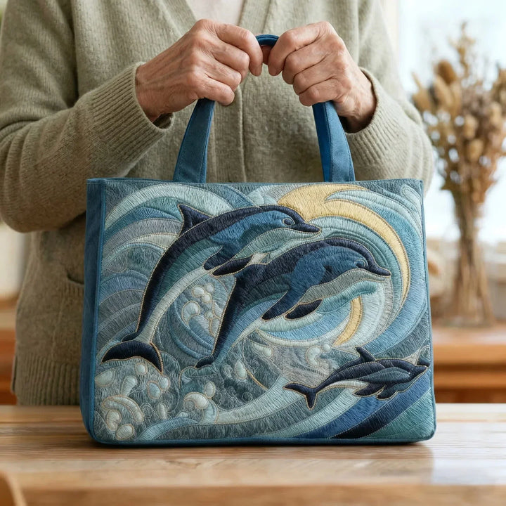 Torba Rękodzielnicza - Delfin Oceanu