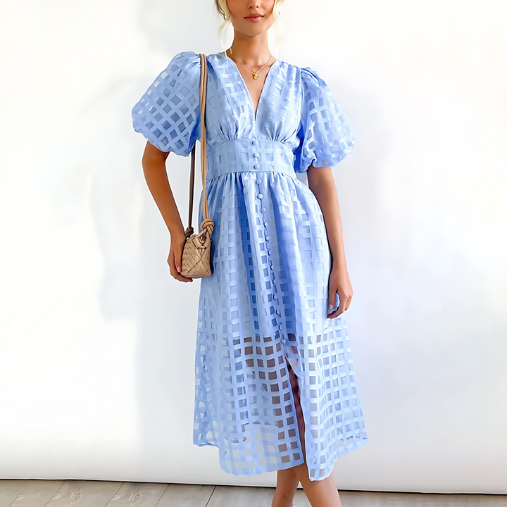 Julia - Elegancka letnia sukienka midi