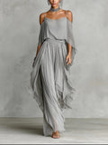 Freya | Zestaw z Chiffonem Off-Shoulder
